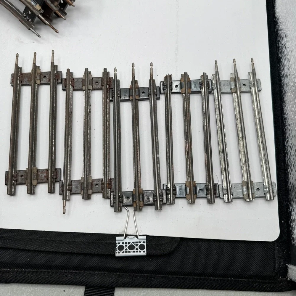 Lionel Train Track Lot 51 O Gauge Vintage Silver Straight Curved 1020 Crossing